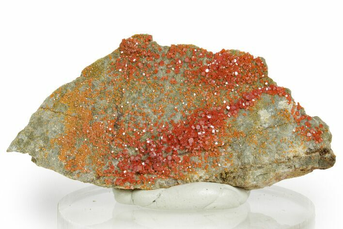 Glittering Ruby Red Vanadinite Crystals - Arizona #361601